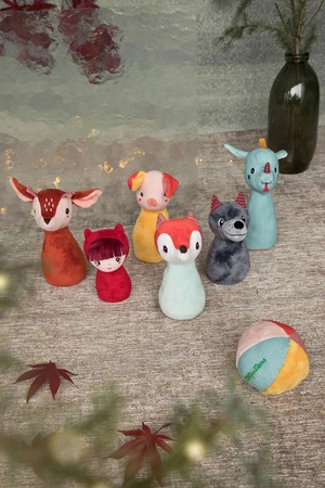 LILLIPUTIENS Kręgle z piłką z dzwoneczkiem Las 18 m+