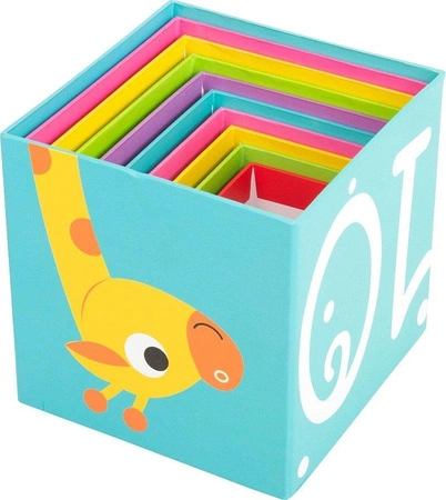 Klocki konstrukcyjne Kolorowe zwierzaki 11205-Small foot, układanki dla dzieci