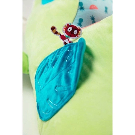 LILLIPUTIENS Wielofunkcyjna wielka przytulanka - schowek Krokodyl Anatol 6 m+