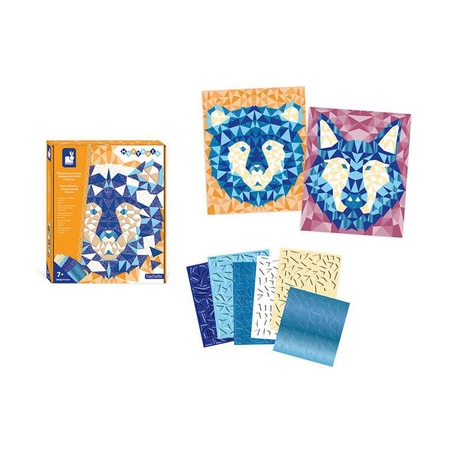 Zestaw kreatywny Mozaika Leśne zwierzęta Misterix 7+, Janod