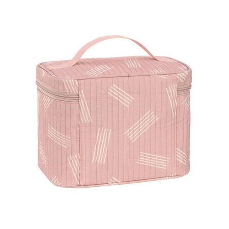Lassig Casual Label Kuferek podróżny na akcesoria Soft Stripes rose