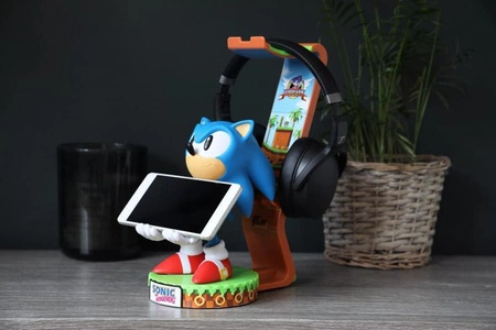 stojak Sonic the hedgehog edycja Deluxe plus podstawka na słuchawki (20 cm)
