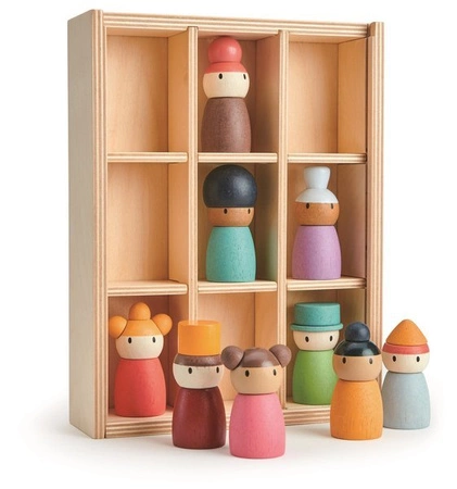Drewniane figurki do zabawy - Folk Hotel,Tender Leaf Toys