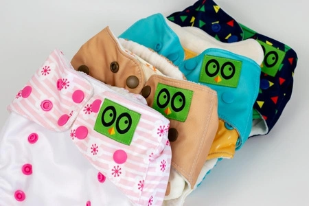 Zoocchini Pielucha wielorazowa AIO z 2 wkładami Dinozaur Devin