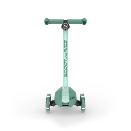 SCOOTANDRIDE Highwaykick 3S Hulajnoga z systemem sterowania 2w1 i kółkami LED składana 3+ Forest