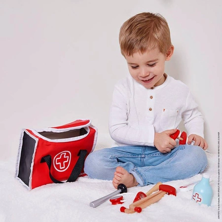 Zestaw lekarza z 10 akcesoriami, Janod