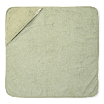 Little Dutch Bawełniany ręcznik z kapturem 100x100 cm Blossom