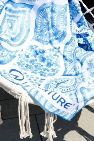 Ręcznik szybkoschnący SoftFibre Recycled Lifeventure - Santorini 150x90 cm