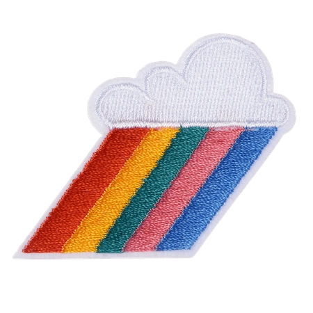 Naszywka naprasowanka, Tęcza, Rex London