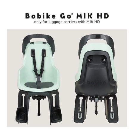 Fotelik row.Bobike GO bagażnik MIK HD Mint Marshm