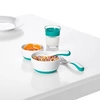 OXO Sztućce Plastikowe 12m+ Teal 4 szt