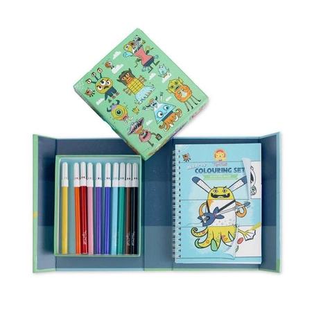 Tiger Tribe Zestaw Kolorowanek - Potworki