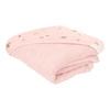 Little Dutch Bawełniany ręcznik z kapturem 75x75 cm Blossom