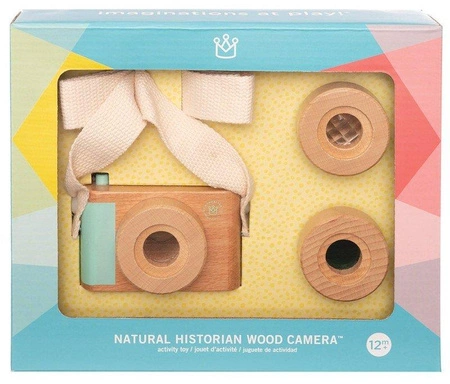 Drewniany aparat fotograficzny Natural Historian 218390-Manhattan Toy, kalejdoskop dla dzieci