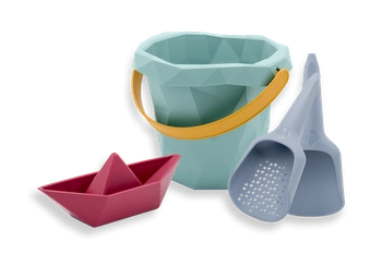 Zestaw zabawek do piasku w wiaderku Zsilt - 12 miesięcy +