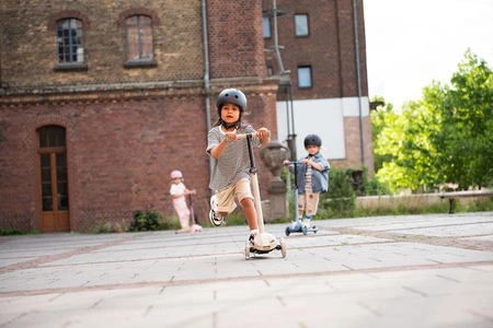 SCOOTANDRIDE Highwaykick 3S Hulajnoga z systemem sterowania 2w1 i kółkami LED składana 3+ Steel