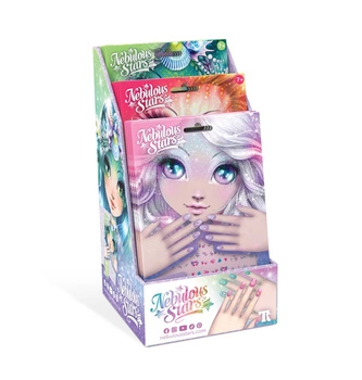 Display Naklejki na paznokcie dla dzieci – mix 3 wzorów, Nebulous Stars