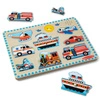 Drewniana układanka z dźwiękiem Pojazdy Melissa & Doug 50206