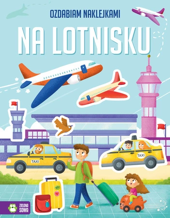 Na lotnisku. Ozdabiam naklejkami