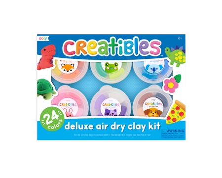 Lekkolina Creatibles Air Dry Clay Kit - 24 kolory - Ooly