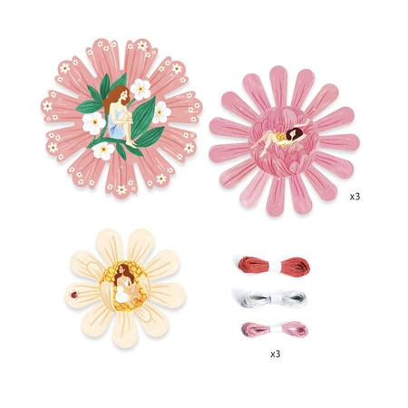 Zrób to sam - koszyczki KWIATY DJ07952