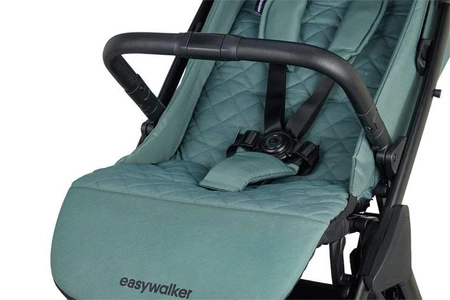 Easywalker Jackey XL Przestronny, samoskładający się wózek spacerowy z kołami XL Forest Green