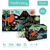 Mudpuppy Puzzle świecące w ciemności Dinozaury 100 elementów 5+