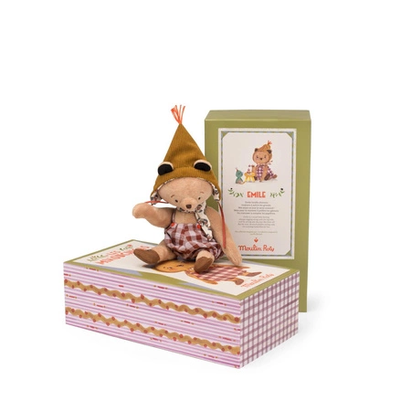 Miś EMILE w ozdobnym pude. LES MINOUCHKAS 681029