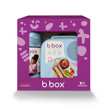Zestaw Sportowa butelka tritanowa 450 ml  + Mini Lunchbox, Chill out, b.box