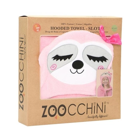 Zoocchini Ręcznik dla Dziecka z Kapturem Leniwiec