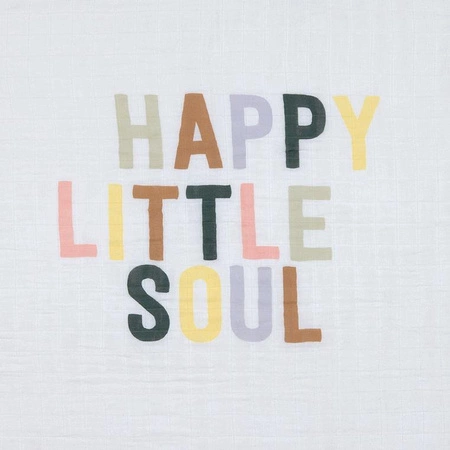 Lassig Bambusowy otulacz kocyk 80x80cm zestaw 3 szt. Happy Fruits Lemon