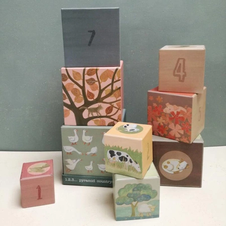 Piramida tekturowa Farma | Egmont Toys®