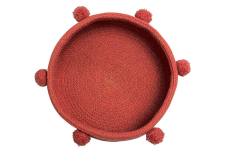 Lorena Canals Kosz dekoracyjny Tray Brick Red