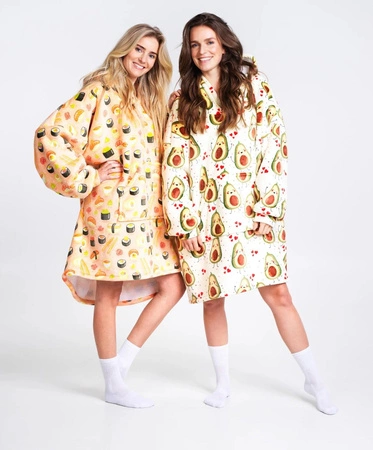 Bluza koc Oversize Awokado Cozy Noxxiez CH353