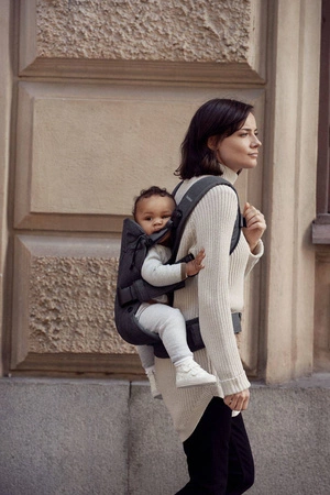 BABYBJORN ONE - nosidełko, Denim Szary/Ciemnoszary