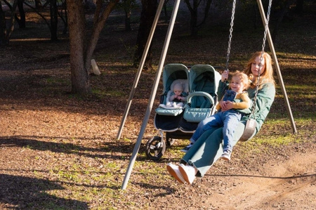 Bumbleride Wózek podwójny Indie Twin (2022) Sea Glass