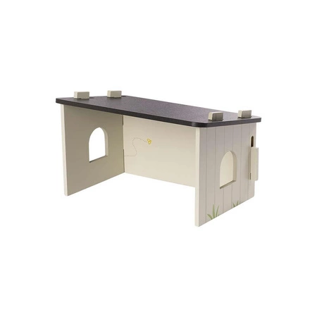 Farma drewniana w stylu szwedzkim czerwona Micki