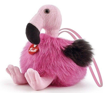 Maskotka zawieszka Różowy Flaming 29094-Trudi, zabawki pluszowe