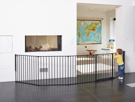 Baby Dan - Osłona kominka FLEX XXL, czarny