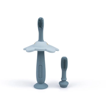 Szczoteczka słoń niebieska 2w1 Giligums
