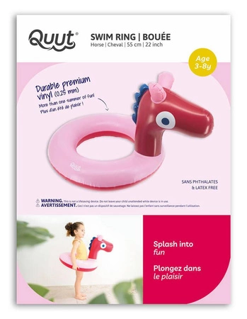 QUUT Kółko do pływania średnie Ø 50 cm Koń