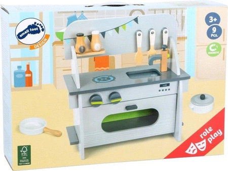 Kuchnia do zabawy Wyborne gotowanie 111580-Small Foot Design, Zabawki drewniane