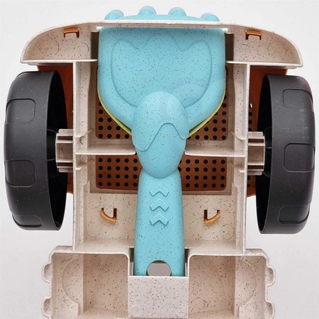 WOOPIE GREEN Zestaw do Piasku Ciężarówka Wiaderko 7 el. BIODEGRADOWALNY ORGANICZNY MATERIAŁ