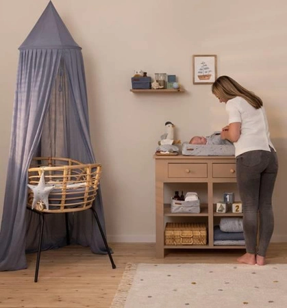 Little Dutch Otulacze 70 x 70 cm (2 szt.) Pure Blue / Sailors Bay Blue TE50321644