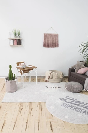 Lorena Canals Dywan bawełniany Little Superstar, Mr Wonderful & Lorena Canals Ø 120 cm