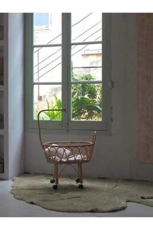 Dywan bawełniany Monstera Olive 200x285 cm Maxi Rugs Lorena Canals