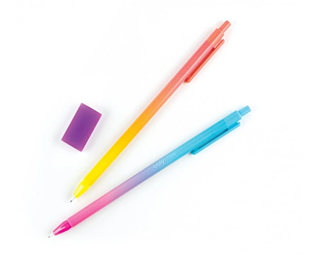 Ołówki Mechaniczne w Tęczowej Oprawie Ombre, Oh My Ombre! - Ooly