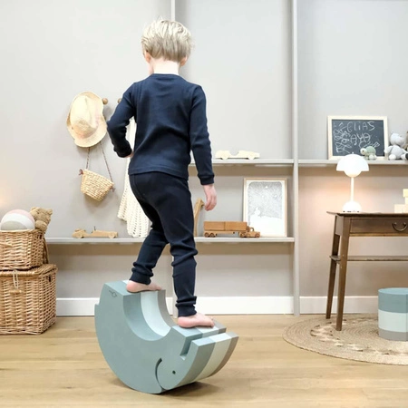 Zabawka wspierająca sensorykę i motorykę Słoń bObles M Green haze