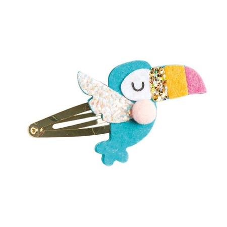 Zestaw kreatywny do tworzenia biżuterii Brokatowe spinki do włosów Zwierzątka 6+, Janod