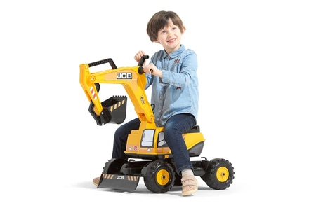 FALK Koparka JCB Excavator Obrotowa Żółta Ruchoma Łyżka Od 3 Lat.